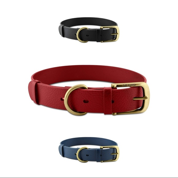 Tuff Pupper Classic Heavy Duty Dog Collar | 10x Stronger Than Leather | RED - Picture 10 of 10